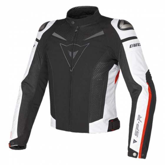 Dainese Super Speed Textile Jacket 858 Black/White/Red - Module Moto